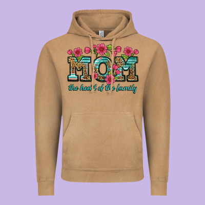 Mom The Heart Of The Family Vintage Hoodie Designed By Artiststas