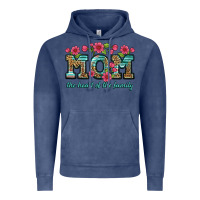 Vintage Denim mom the heart of the family Vintage Hoodie - Artiststas