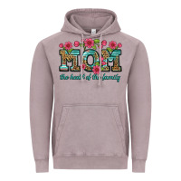 Vintage Zinc mom the heart of the family Vintage Hoodie - Artiststas