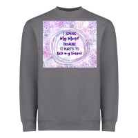 Storm it hurts to bite my tongue Heavyweight Sweatshirt - TumblerDesignByShophia