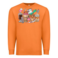 Carrot Nurse Coffee Cups Premium Sweatshirt - FaDigitalArtStudio