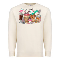 Sandshell Nurse Coffee Cups Premium Sweatshirt - FaDigitalArtStudio