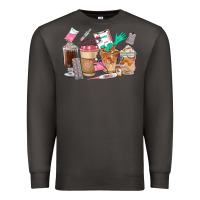 Smoke Nurse Coffee Cups Premium Sweatshirt - FaDigitalArtStudio