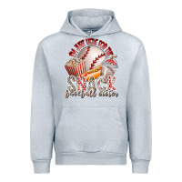 Heather Grey i am just here for the snack baseball sister Urban Hoodie - RacoonDesign