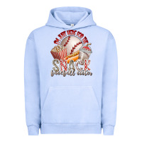 Pigment Grape Ice i am just here for the snack baseball sister Urban Hoodie - RacoonDesign