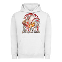 Pigment Lunar Rock i am just here for the snack baseball sister Urban Hoodie - RacoonDesign