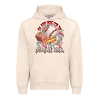 Sandshell i am just here for the snack baseball sister Urban Hoodie - RacoonDesign