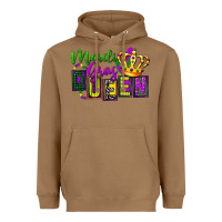 Toasted Coconut mardi gras queen Heavyweight Hoodie - FaDigitalArtStudio