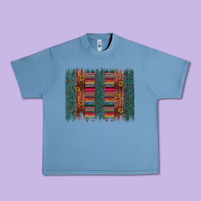 Sunflower Serape Brush Stroke Urban Heavy Tee Designed By Artiststas