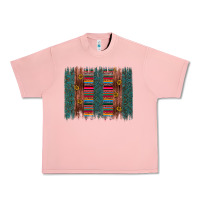 Salmon sunflower serape brush stroke Urban Heavy Tee - Artiststas