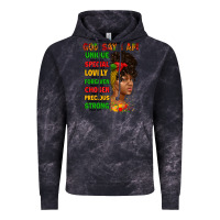 Cloud Black god say i am juneteenth afro girl Vintage Hoodie - Artiststas