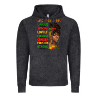 Vintage Black god say i am juneteenth afro girl Vintage Hoodie - Artiststas