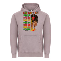 Vintage Zinc god say i am juneteenth afro girl Vintage Hoodie - Artiststas