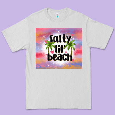 Salty Lil' Beach Premium Tee Designed By Maliassmallbusiness