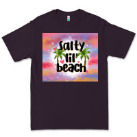 Plum salty lil' beach Premium Tee - MaliasSmallBusiness