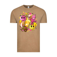 Vintage Coffee retro softball Vintage Tee - Artiststas