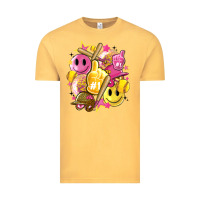 Vintage Mustard retro softball Vintage Tee - Artiststas