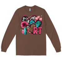 Chestnut rt respiratory therapist hearts Long Sleeve Tee - Jasminsmagicworld