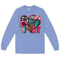 Colony Blue rt respiratory therapist hearts Long Sleeve Tee - Jasminsmagicworld