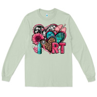 Matcha rt respiratory therapist hearts Long Sleeve Tee - Jasminsmagicworld