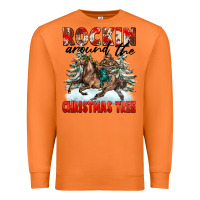 Carrot Rockin Around The Christmas Tree Rodeo Premium Sweatshirt - FaDigitalArtStudio