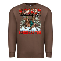 Chestnut Rockin Around The Christmas Tree Rodeo Premium Sweatshirt - FaDigitalArtStudio