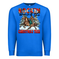 True Royal Rockin Around The Christmas Tree Rodeo Premium Sweatshirt - FaDigitalArtStudio