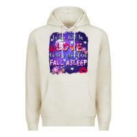 Oatmeal Heather Why fall in love when you can fall asleep Premium Hoodie - FaDigitalArtStudio