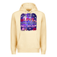 Pina Colada Why fall in love when you can fall asleep Premium Hoodie - FaDigitalArtStudio