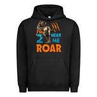 I'm Two Hear Me Roar Dinosaur Birthday Urban Hoodie | Teevron