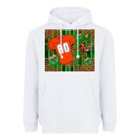 White american football uniform mouse pad Heavyweight Hoodie - BundleAndBundleShop