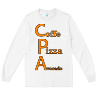 White coffe pizza avocado Long Sleeve Tee - Bettercallsaul