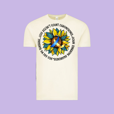 Down Syndrome Vintage Tee Designed By Artiststas