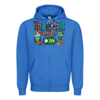 True Royal teacher mode on Zipper Hoodie - OliviaCreatesArt