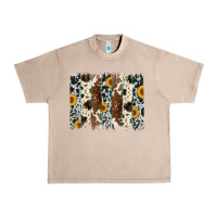 French Oak sunflower cowhide brush stroke Urban Heavy Tee - Artiststas