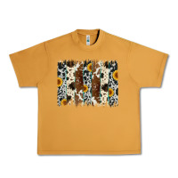 Peanut Butter sunflower cowhide brush stroke Urban Heavy Tee - Artiststas