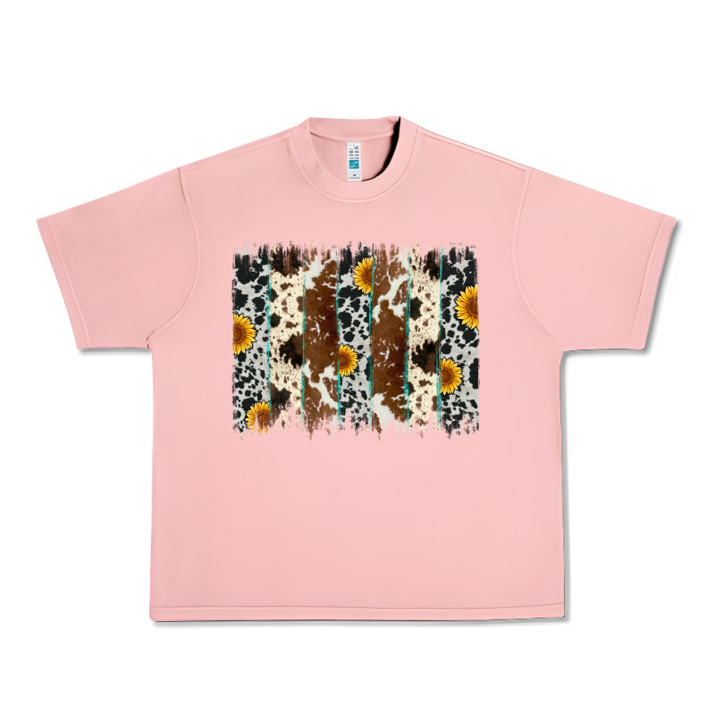 Sunflower Cowhide Brush Stroke Urban Heavy Tee by Artiststas | Teevron