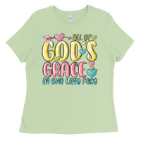 Matcha all of god's grace in one tiny face Ladies Tee - MaliasSmallBusiness