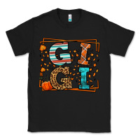 Black Fall Autumn Leopard Gigi Classic Tee - LillyAllenDesigns