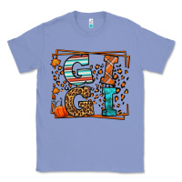 Colony Blue Fall Autumn Leopard Gigi Classic Tee - LillyAllenDesigns