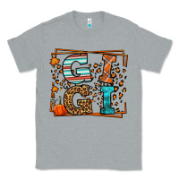 Heather Grey Fall Autumn Leopard Gigi Classic Tee - LillyAllenDesigns