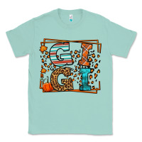 Seafoam Fall Autumn Leopard Gigi Classic Tee - LillyAllenDesigns