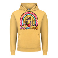 Vintage Mustard teach love inspire rainbow Vintage Hoodie - Artiststas