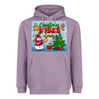 Lavender christmas vibes only tumbler Heavyweight Hoodie - BundleAndBundleShop
