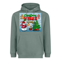 Sage christmas vibes only tumbler Heavyweight Hoodie - BundleAndBundleShop