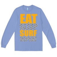 Colony Blue eat sleep surf repeat Long Sleeve Tee - Bettercallsaul