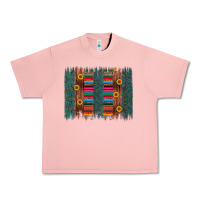 Salmon sunflower serape brush stroke Urban Heavy Tee - Artiststas