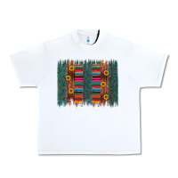 White sunflower serape brush stroke Urban Heavy Tee - Artiststas