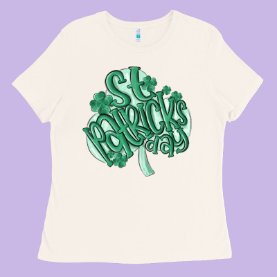 St Patrick's Day Ladies Tee Designed By Maliassmallbusiness