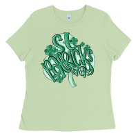 Matcha st patrick's day Ladies Tee - MaliasSmallBusiness